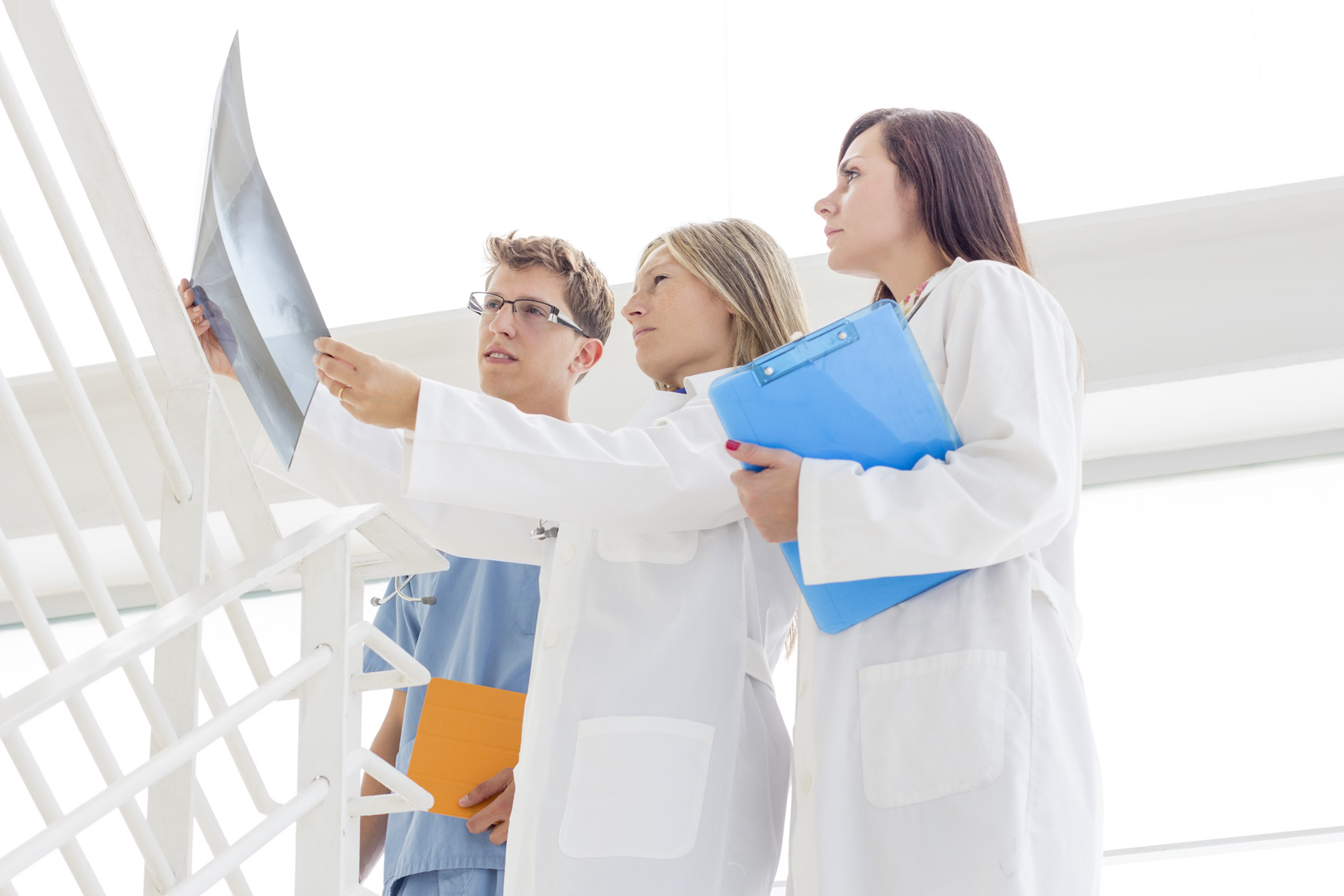 Doctors Examining X-ray Image